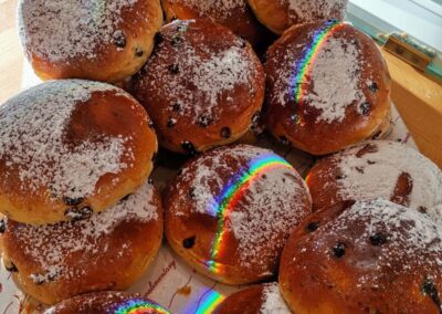 Pan goccioli con zucchero a velo