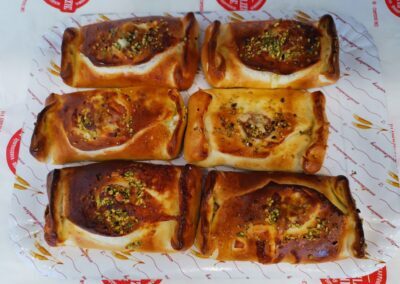 Specialità di pistacchio al forno